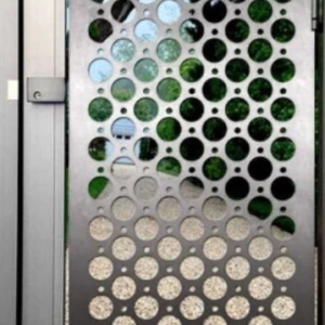 Panou decorativ din tabla otel debitat laser si teava  sudata-grosime 3 mm dimensiune 1000x2000 mm model - imagine 2